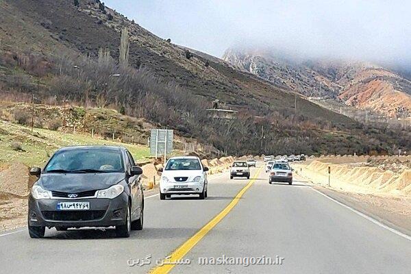 عبور و مرور در محورهای شمالی کشور به جز هراز روان است